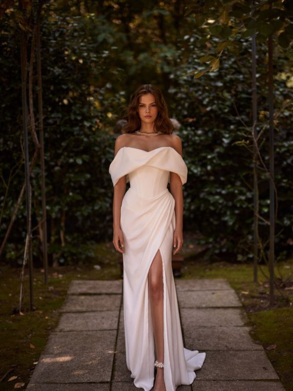 Milla Nova Betsey Luxury Designer Wedding Dress 2025 Satin Mermaid